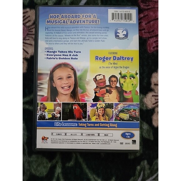The Wheels on the Bus: All Around Town (DVD, 2013) Voice Of Roger Daltrey, Kids - Picture 3 of 5